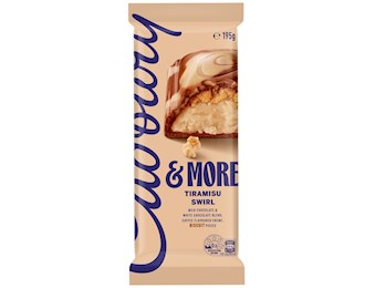 CADBURY C&M TIRAMISU SWIRL195G X14