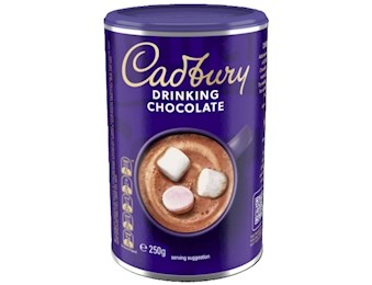 CADBURY DRINKING CHOC CANISTER 250GX8