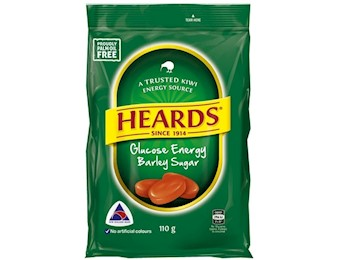 HEARDS GLUCOSE BARLEY SUGARS 110G