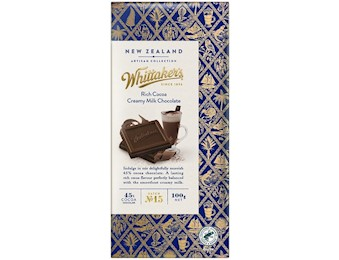 WHITTAKERS RICH COCOA CRAMY MILK 100G