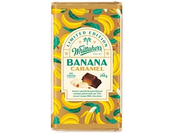 WHITTAKERS LE BANANA CARAMEL BLOCK LE 250G