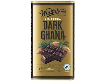 WHITTAKERS DARK GHANA 72% Block 250G