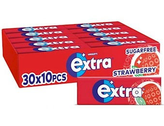 EXTRA STRAWBERRY GUM 10pc14GX30 USA