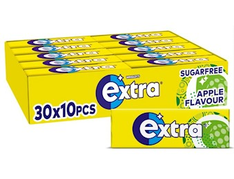 EXTRA  APPLE 10pc GUM 14GX30 USA