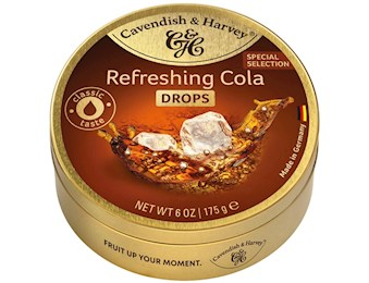 CAVENDISH AND HARVEY REFRESHING COLA DROPS 175G X10