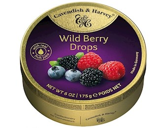 CAVENDISH AND HARVEY WILDBERRY DROP TIN 175G