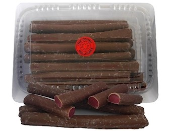 KAPITI CANDY RASPBERRY LICORICE ROLL 50G