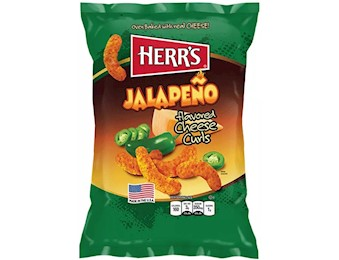 HERR'S JALAPENO CHEESE CURLS 170G