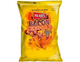 HERR'S BECON CHEDDAR CHEESE CURLS 170G