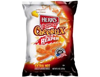 HERR'S CAROLINA CEESTIX EXTRA HOT 227G