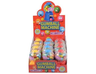 CT CANDY TOY GUMBALL MACHINE X12