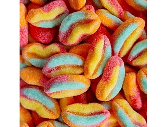 DRAGON SOUR RAINBOW LIPS 2KG PACK
