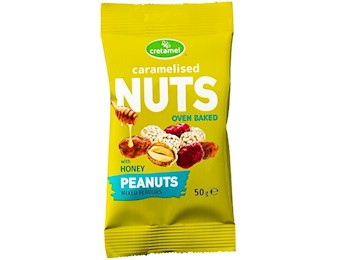 CARAMEL PEANUTS SESAME COATED 52GX24