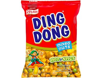 DING DONG HOT&SPICY MIX NUTS 100GX60