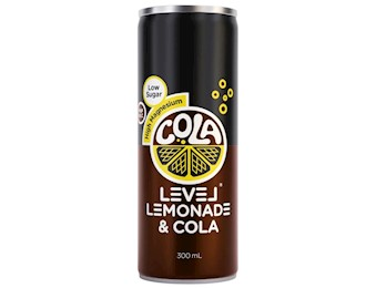 LEVEL COLA LEMONADE CAN 300ML