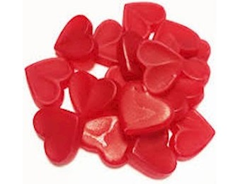 SMALL GLOW HEARTS X2KG(APR