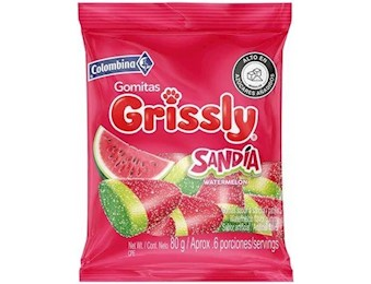 COLOMBINA GRISSLY SANDIA 80G