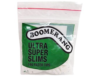 BOOMRANG ULTRA SLIMS GREEN F/TIPS X24