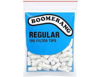 BOOMERANG REGULAR BLUE F/TIPS X24