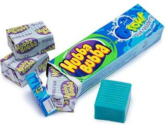 Hubba Bubba BLUE RASPBERRY 5G X 20