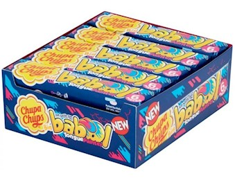 CHUPA CHUPS BABOL BLUE RASPBERRY 27.6G 