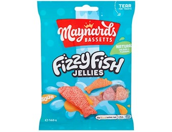 MAYNARDS FIZZY FISH 130G