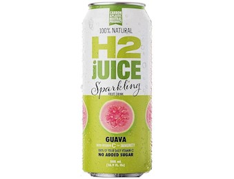 H2 SPARKLING JUICE GUAVA CAN 500ML