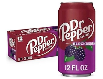 DR PEPPER BLACK BERRY CAN 355MLX12