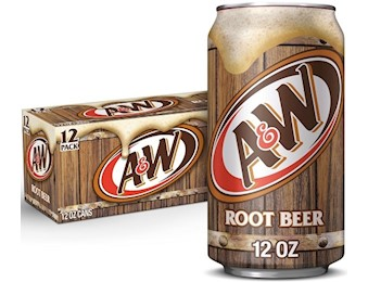 A&W ROOT BEER 355ML USA