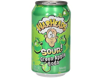 WARHEADS GREEN APPLE SOUR SODA 500MLX12