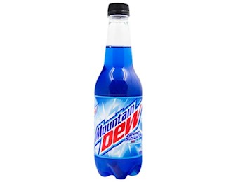 MOUNTAIN DEW BLUE SHOCK PET BOTTLE 400MLX24