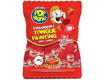 POPMANIA STRAWBERRY TONGUE PAINTING POP 14GX48 (16bxSHI)