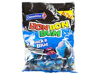 COLOMBINA BLACK&BLUE POPS 17G 