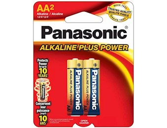 PANASONIC ALKALINE BATTERY AA 2PK