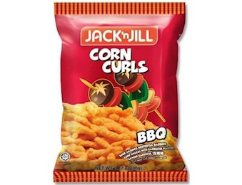 JACK&JILL CORN CURLS BBQ 90G X60(10