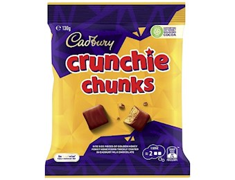 CADBURY CRUNCHI CHUNKS BITES 130G X 14