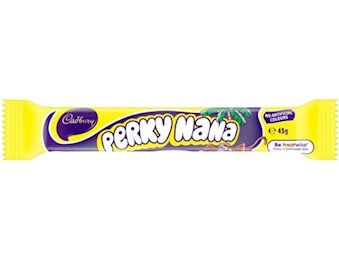 CADBURY MIGHTY PERKY NANA BARS 45G
