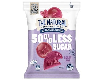 The Natural Confectionery Co LOW SUGER BERRY WAVE 130G 