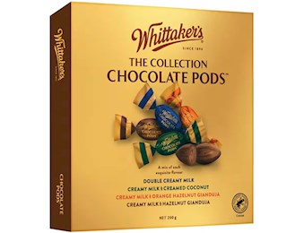 WHITT Chocolate HAZELNUT POD GIFTBOX 200G