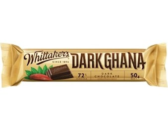 WHITTAKERS DARK GHANA 72% CHUNKS 50G