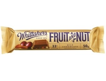 WHITTAKERS FRUIT & NUT CHUNKS 50G