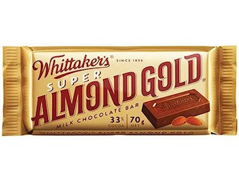 WHITTAKERS ALMOND GOLD SUPER SLAB 70G