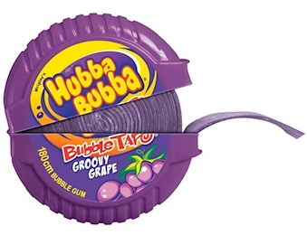 Hubba Bubba TAPE GROOVY GRAPE 56G