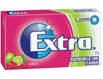 WRIG EXTRA RASPBERRY LIME ENV 27GX24