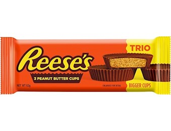 REESES TRIO 3CUP PEANUT BUTTER KING SIZE 63GX40