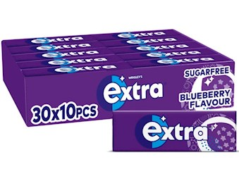 EXTRA BLUEBERRY 10pc GUM 14GX30 USA