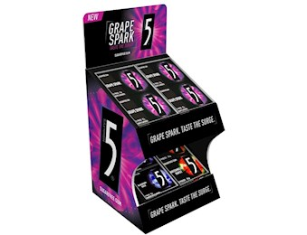 WRIGLEY FIVE GUM GRAPE SPARK CDU (88u) 