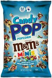 M&M MINI CANDY POP POPCORN 113G X8