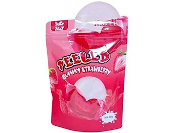 JUICY JELLY PEELED STRAWBERRY 120G X12