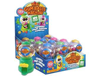 CT TOY CANDY MINI GUMBALL MACHINE 25GX12